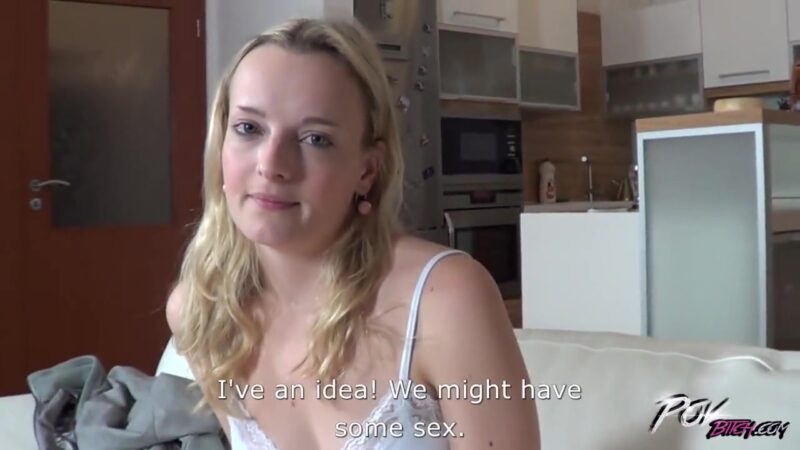 Green Shiny Eyes Golden-haired Teen 18+ Creampied
