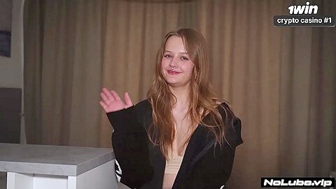Taping Shut Cute Russian Slut