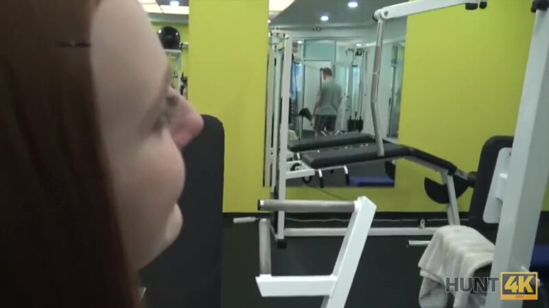 Babe Forgets About Workout Because Of Can Get Cash And Dick
