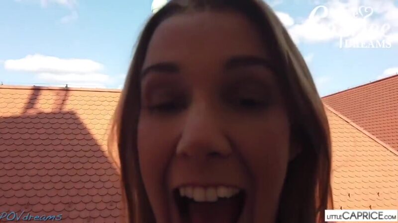 Caught And Even More Horny - Risky Rooftop With Public Pov With Alexis Crystal