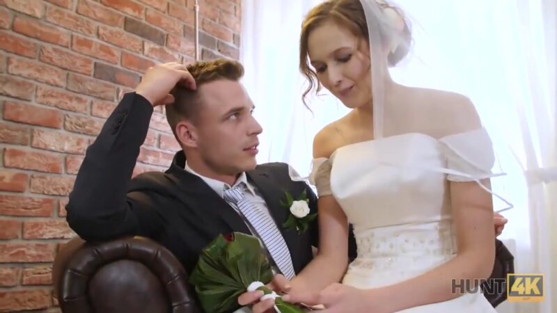 HUNT4K. Rich man pays well to fuck hot young babe on her wedding day