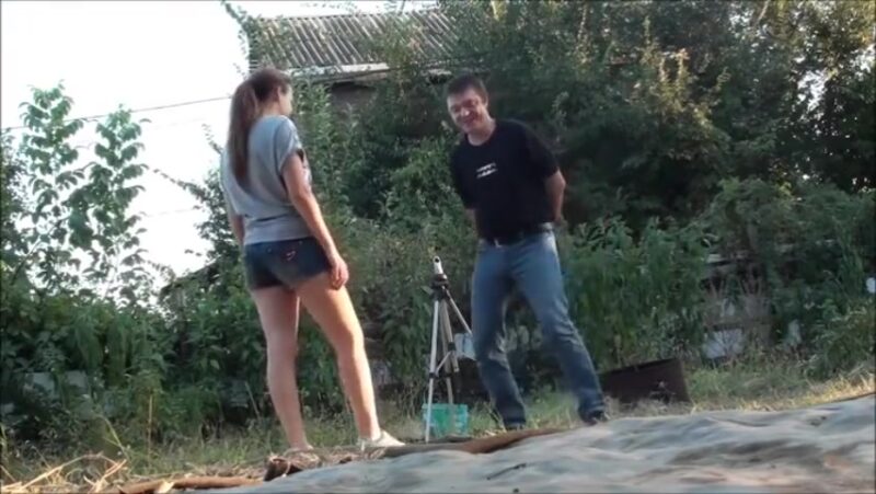 Russian Ballbusting in Sneakers