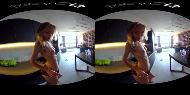 Amateur Russian babe teasing in exclusive POV VR video