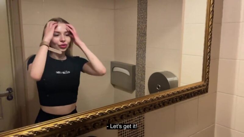 Quick Fuck In The Gym. Risky Public Sex With Californiababe