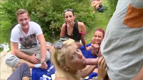 Check Out Group Of teens 18+ Having Hot Fun At The Nature At Picnic