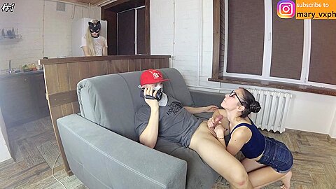 Is Cooking While Her Step Sister Swallows My Cum (ful) Maryvincxxx
